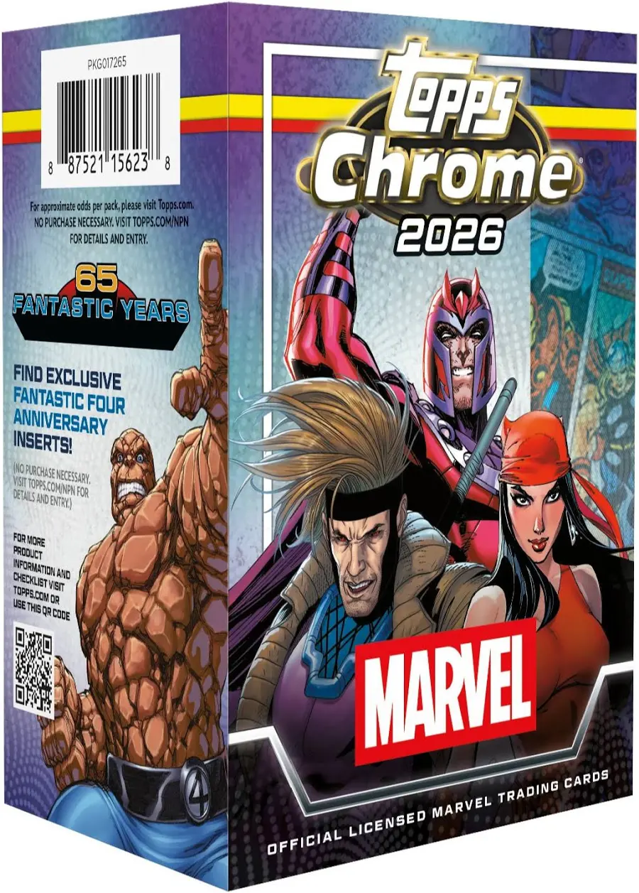 2026 Topps Chrome Marvel Value Box
