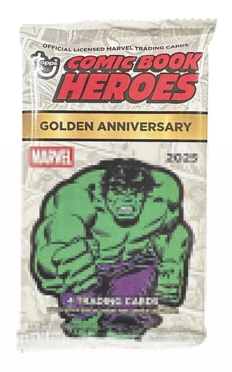 2025 Topps Marvel Comic Book Heroes 1975 Golden Anniversary Hobby Pack