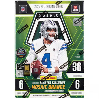 2025 Mosaic Football 6-Pack Blaster Box