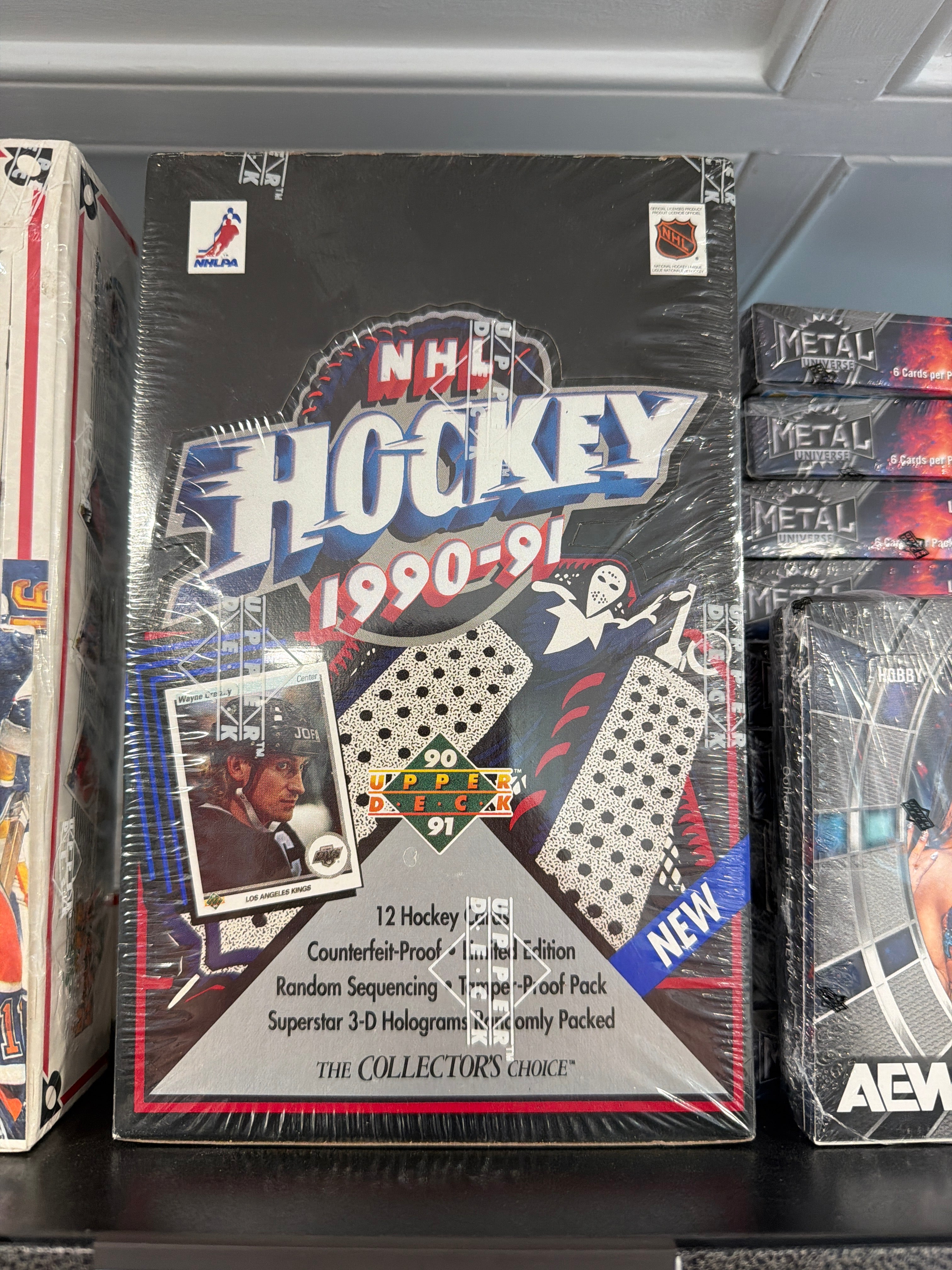 1990/1991 NHL Hockey UpperDeck Hobby Box