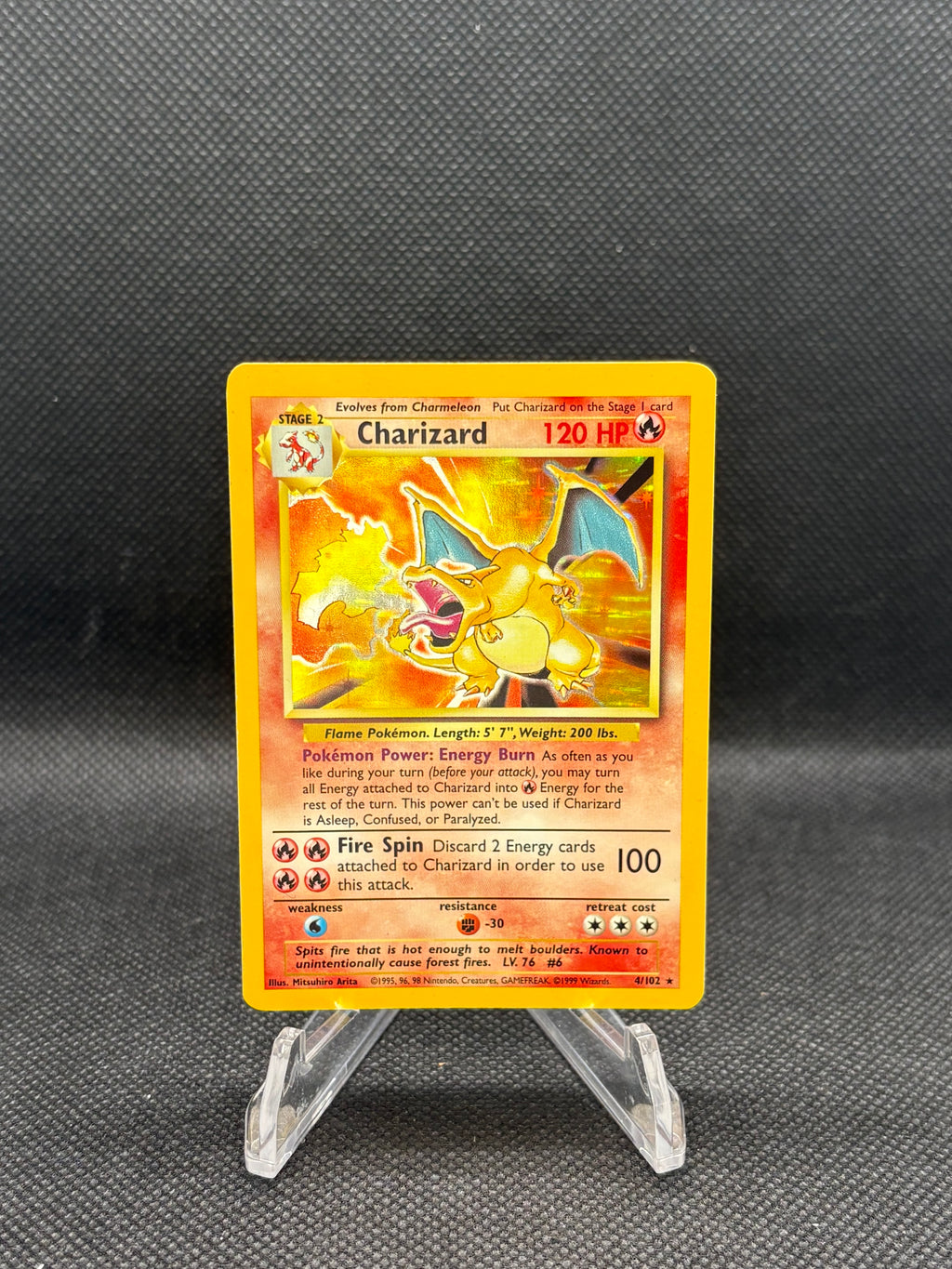 4/102 Unlimited Holo Charizard
