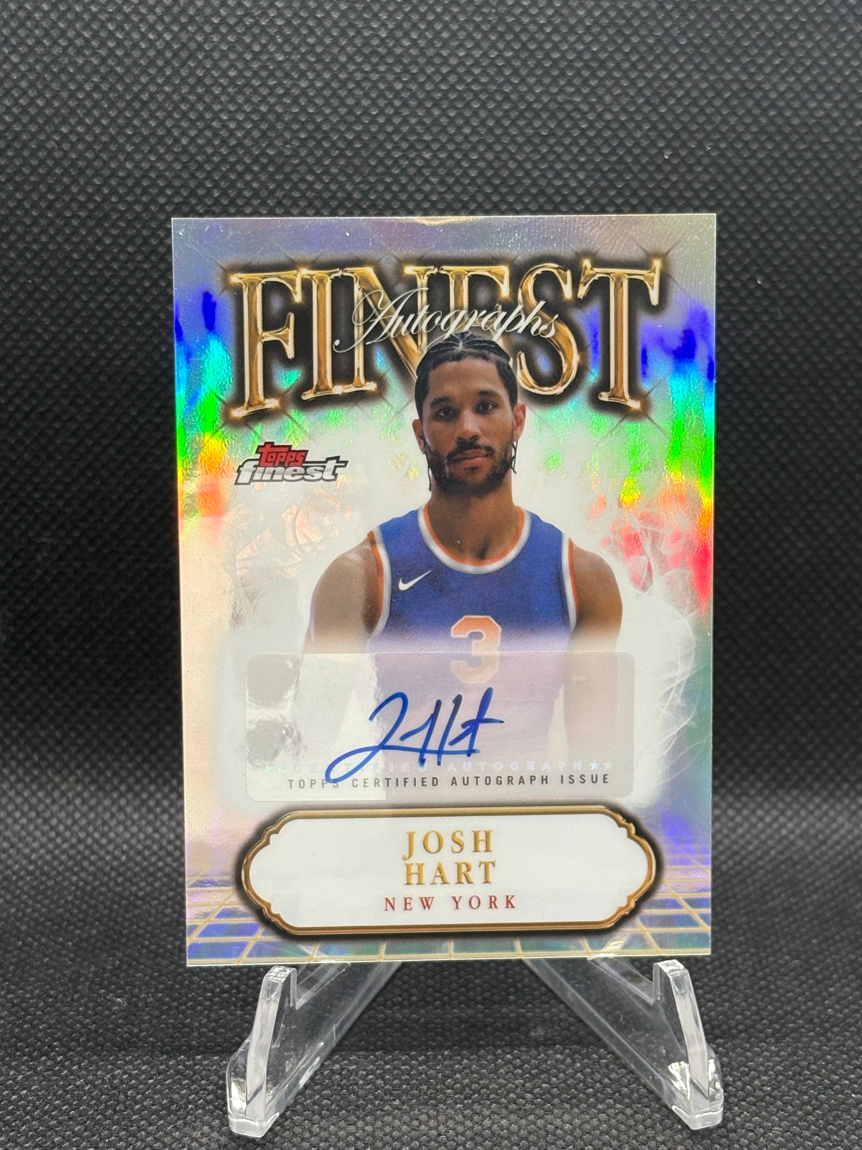 2025 Topps Finest Autographs Josh Hart Auto FA-JH