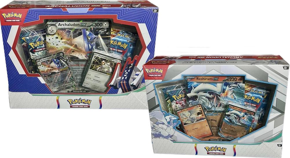 Reshiram & Archaludon ex Box [Set of 2] - Miscellaneous Cards & Products (MCAP)