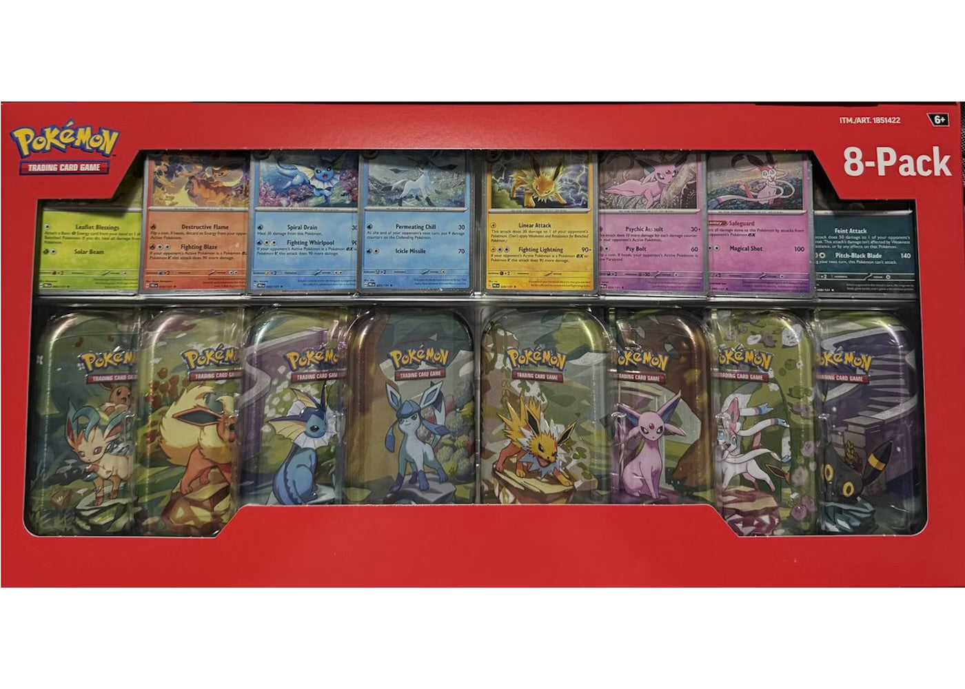 Pokemon Prismatic Evolution 8-Pack tins