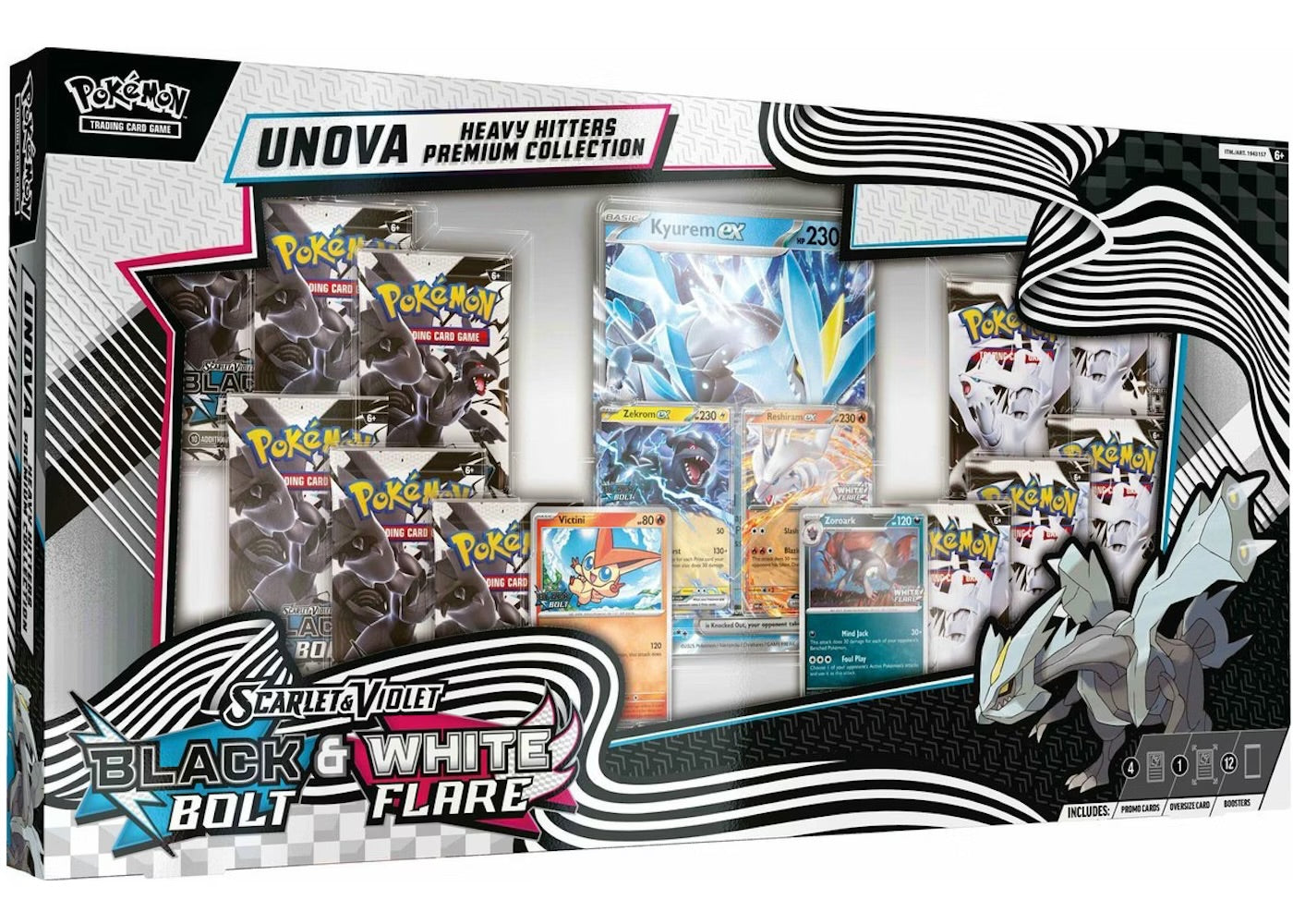 Pokemon: Black Bolt & White Flare Unova Heavy Hitters Premium Collection