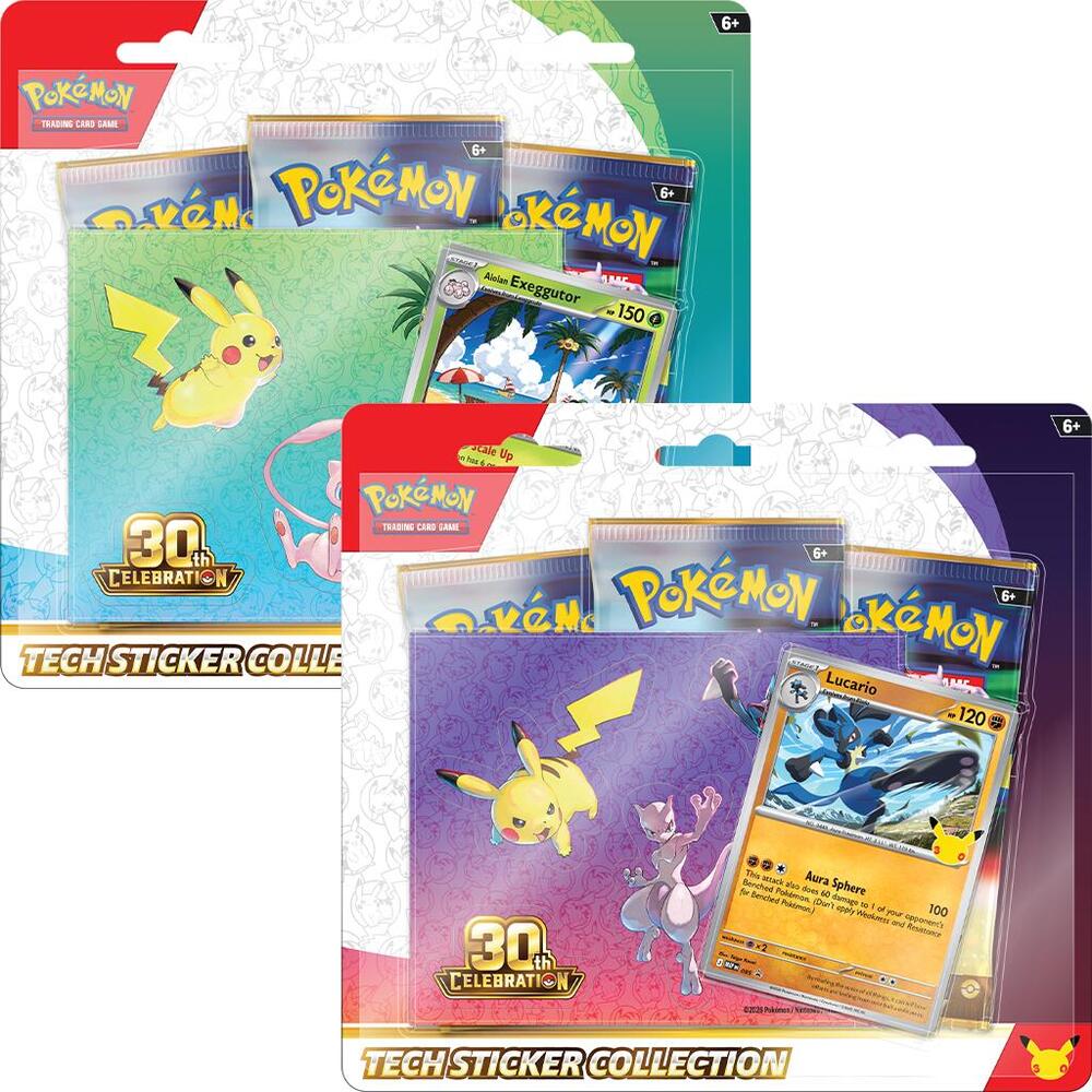 30th Pokemon Tech Sticker