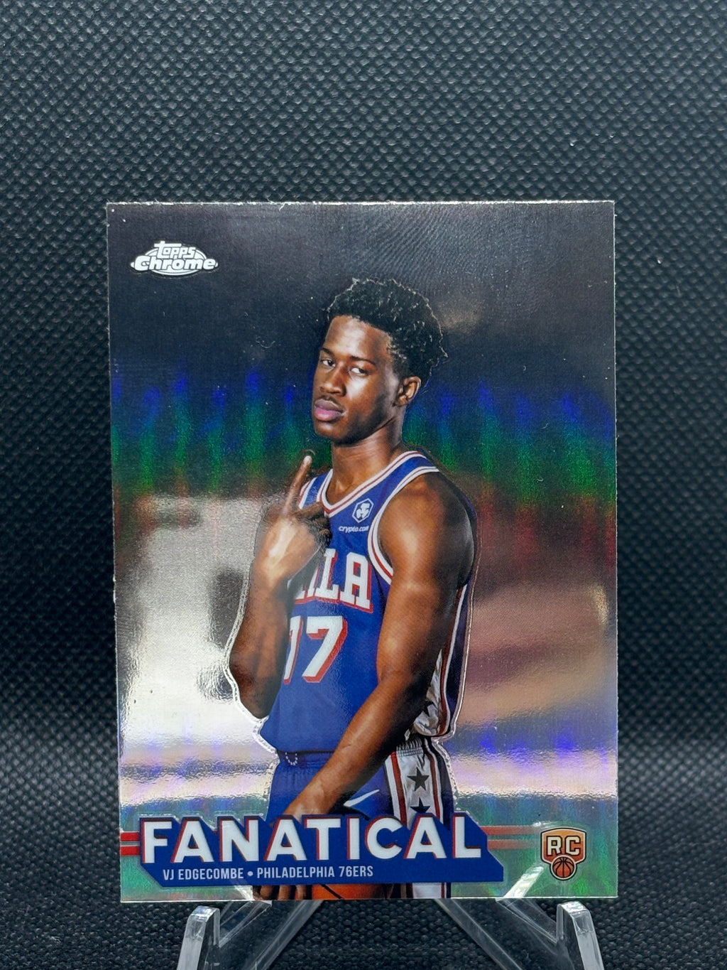 2025 Topps Chrome VJ Edgecombe Fanatical
