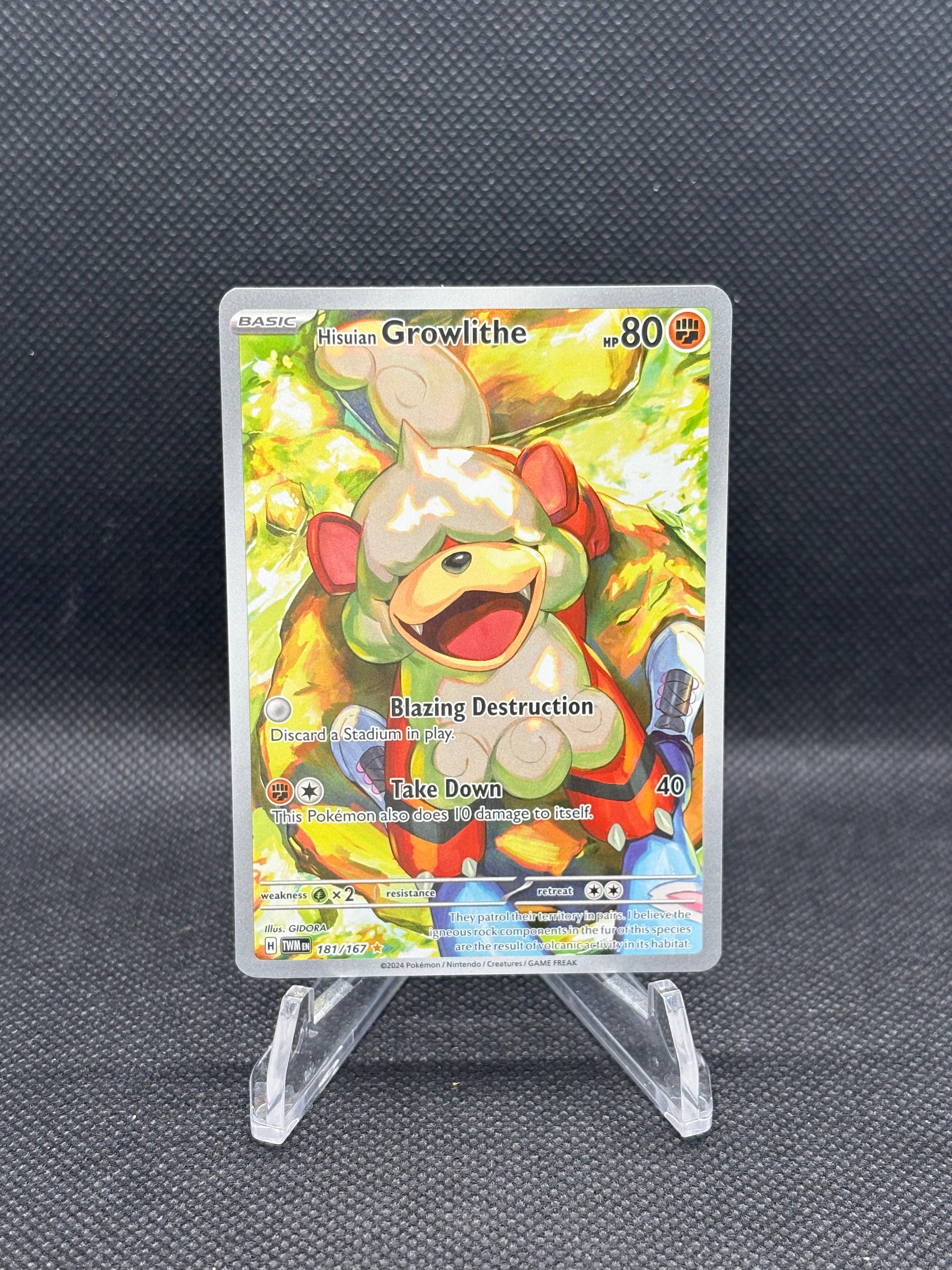 181/167 Hisuian Growlithe