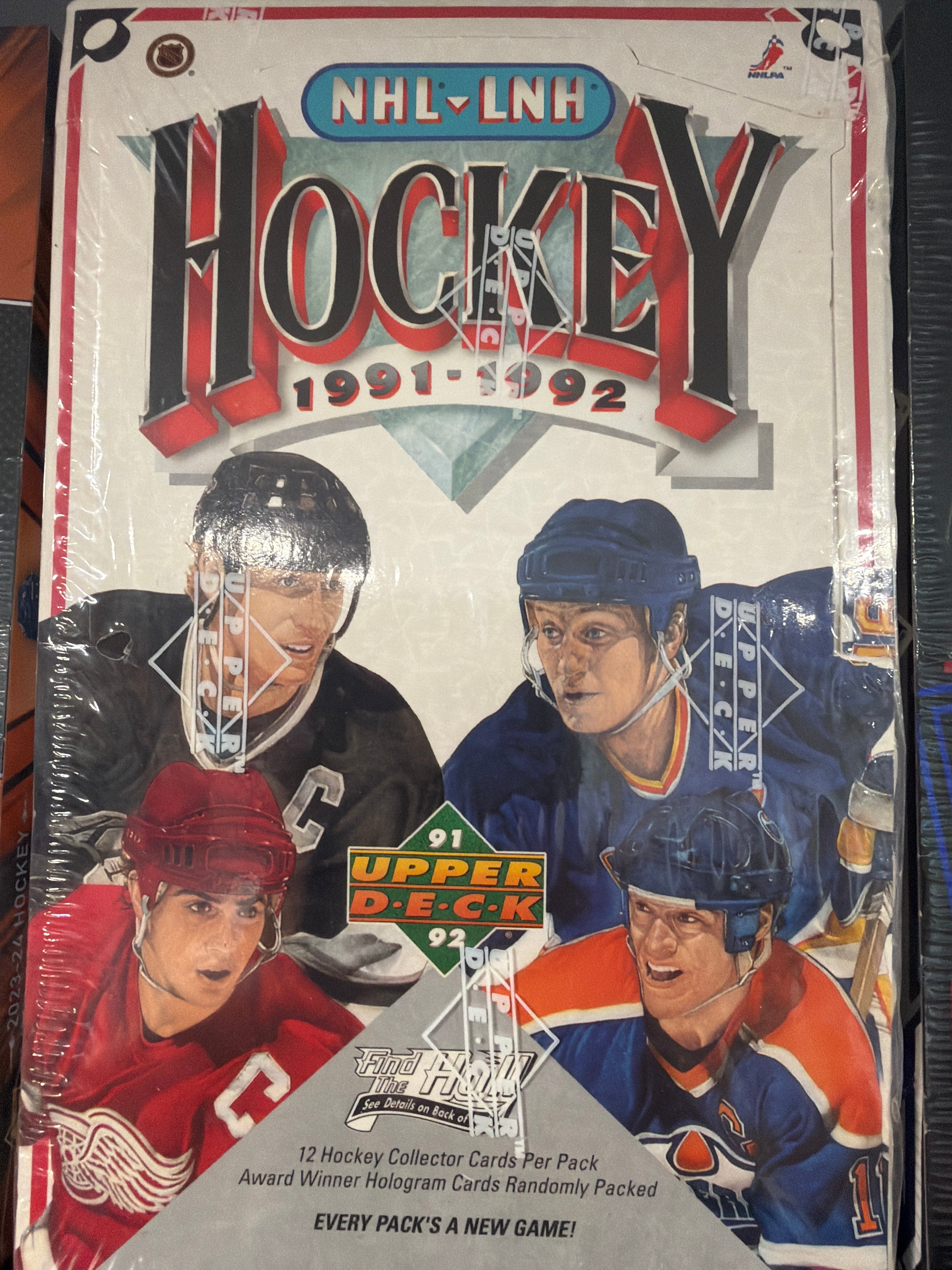 1991/1992 UpperDeck NHL Hockey Hobby Box