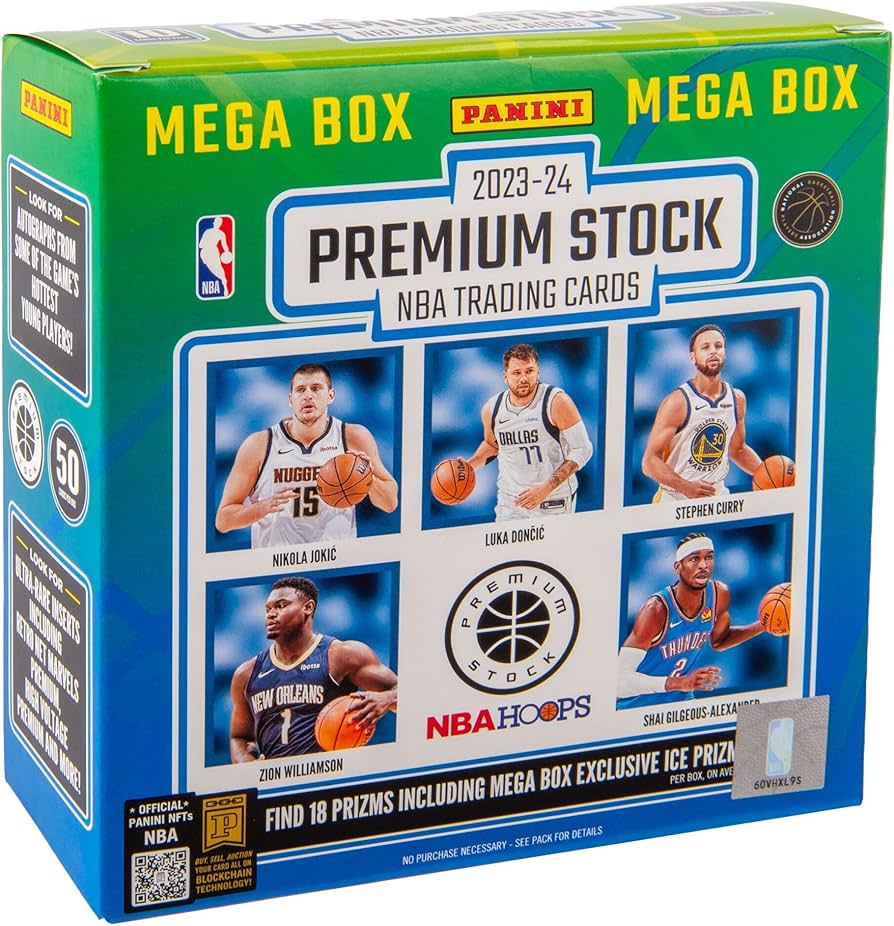 2024 Panini Premium Stock NBA Trading Cards Mega Box