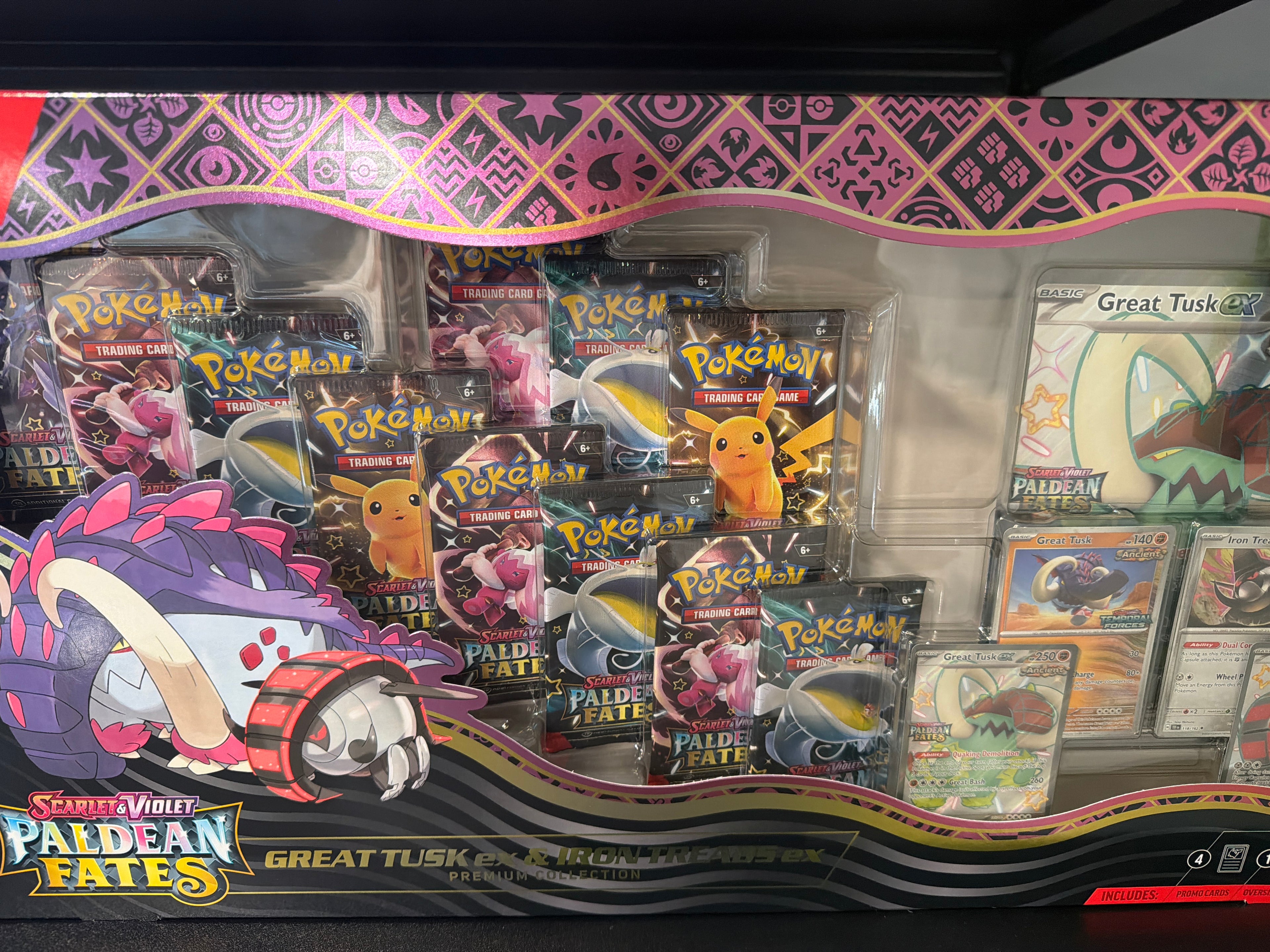 Scarlet & Violey Palawan Fates Great Tusk Ex and Iron Tusk Ex Premium Collectoon
