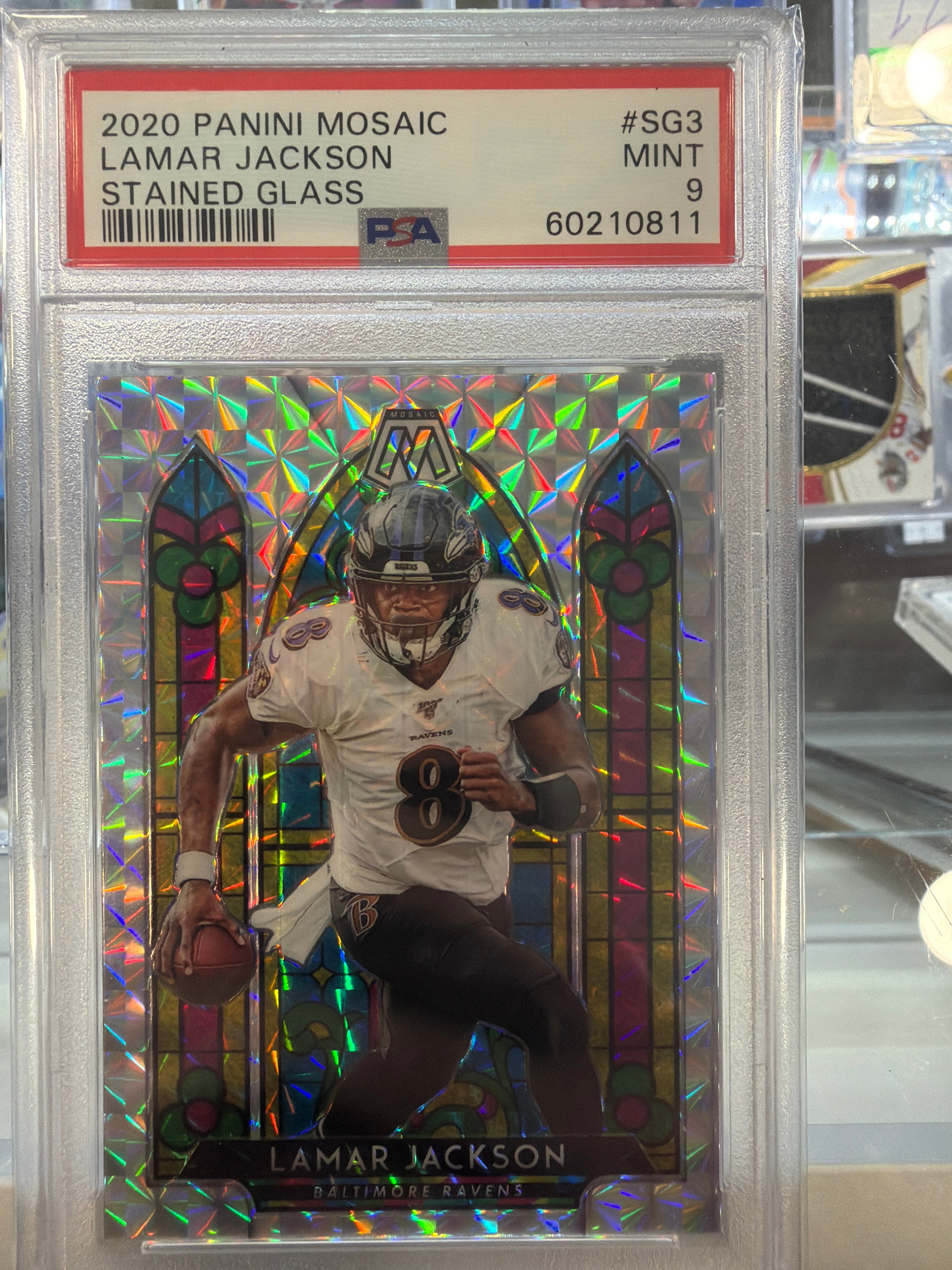 Lamar Jackson glass