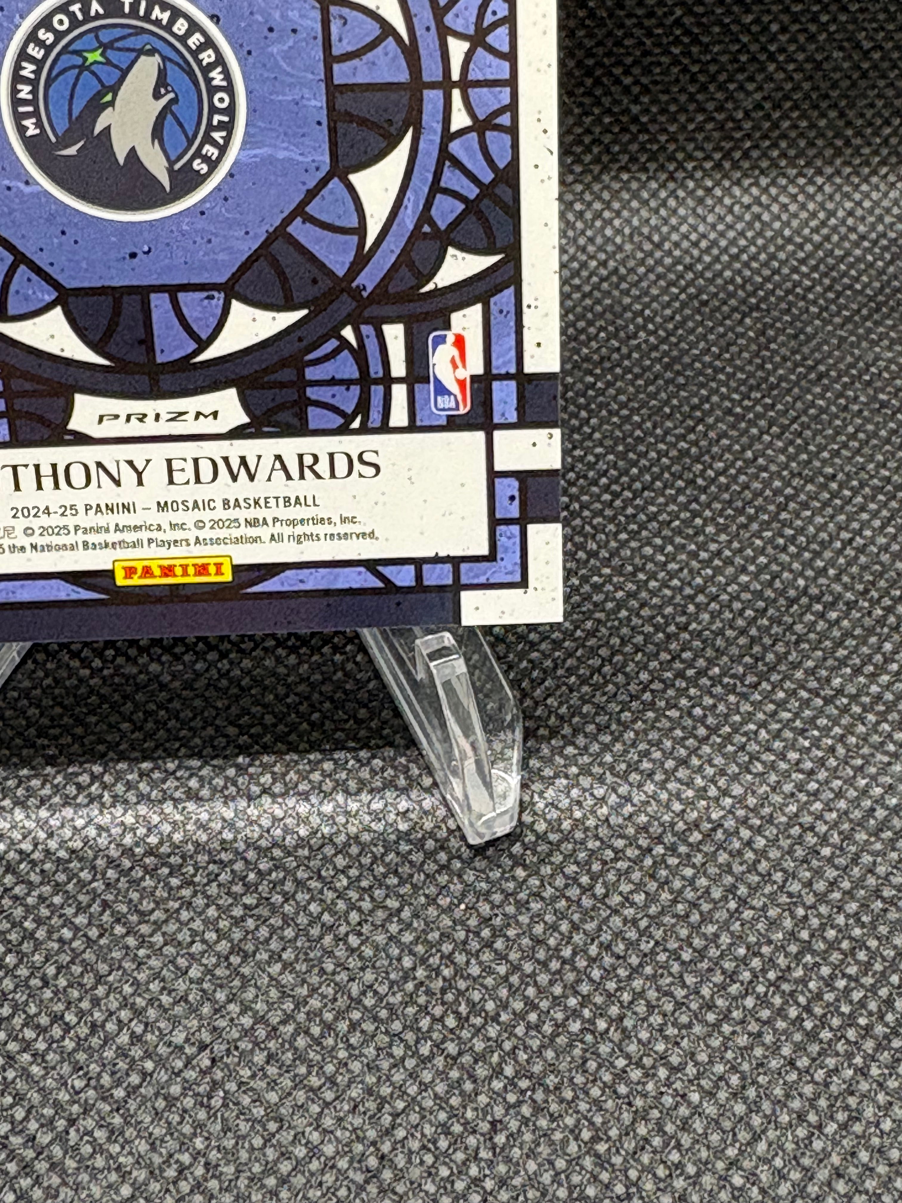 2024-25 Mosaic Basketball Anthony Edwards Stained Glass