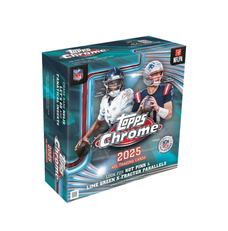 2025 Topps Chrome Football Mega Box