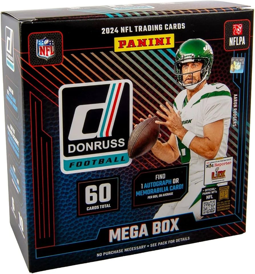 2024 Panini Donruss Football Trading Cards Mega Box