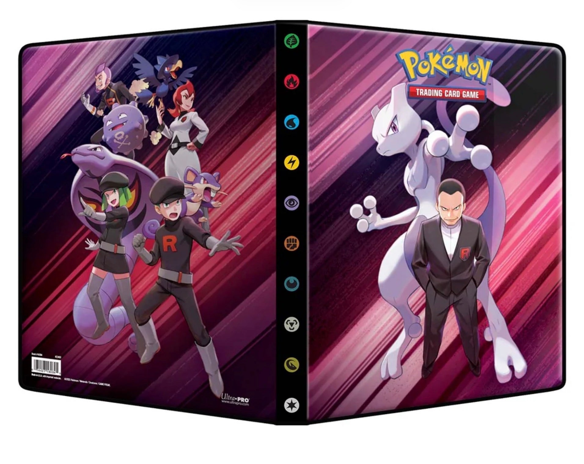 Ultra Pro Team Rocket Mew-Two Binder