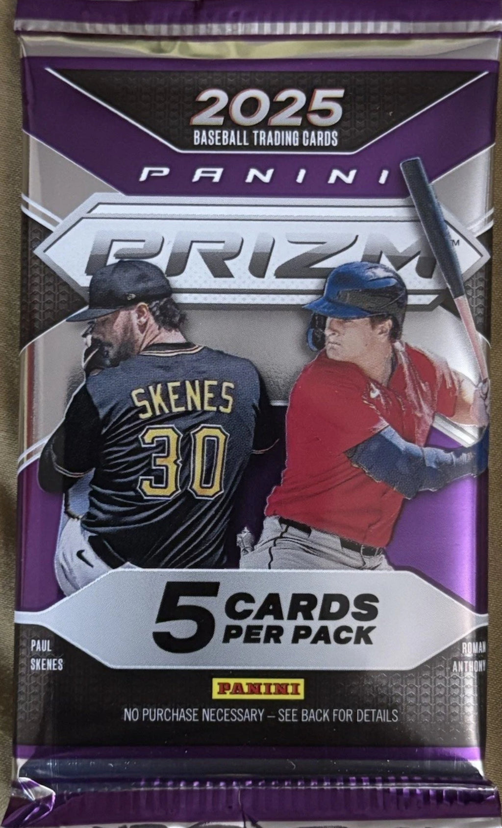 2025 Prizm Baseball Single Pack