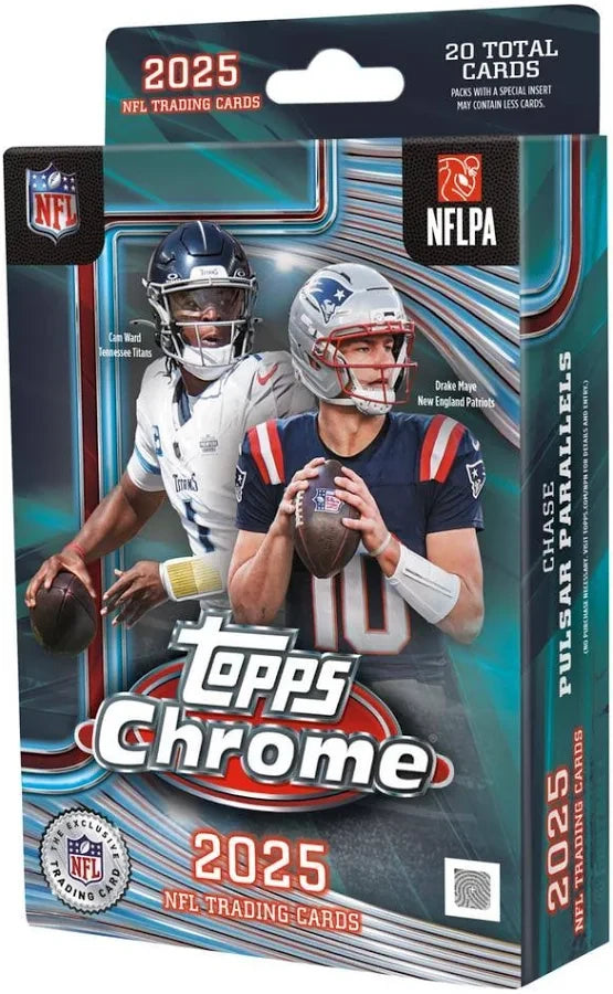 2025 Topps Chrome Football Hanger Pack