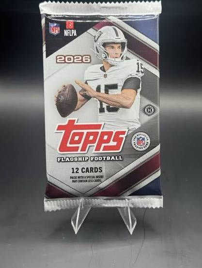 2026 Topps Flagship Football Hobby Pack