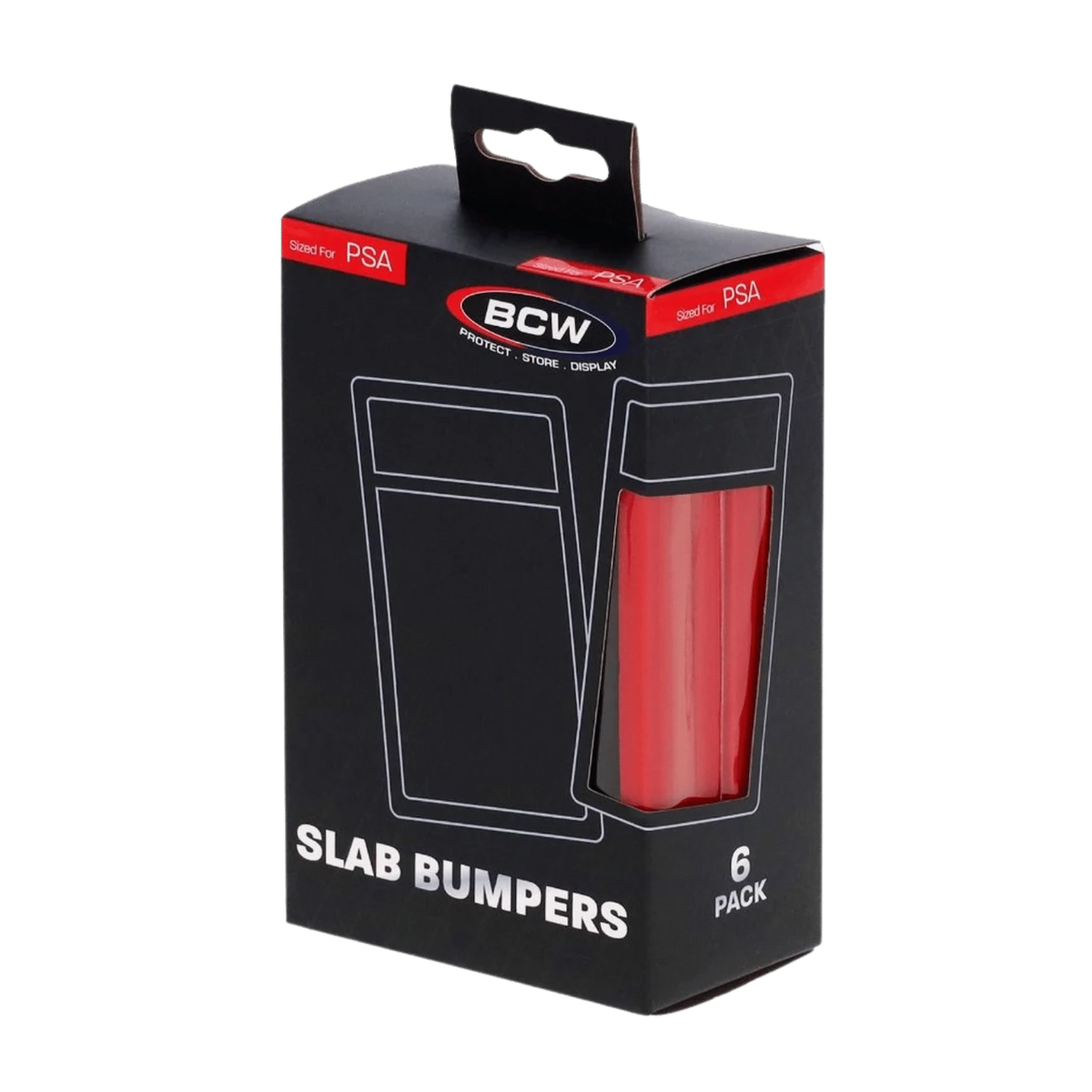 6 Pack PSA Slab Bumper Red