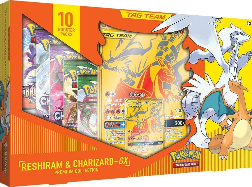 Pokemon Reshiram and Charizard Tag Team- GX