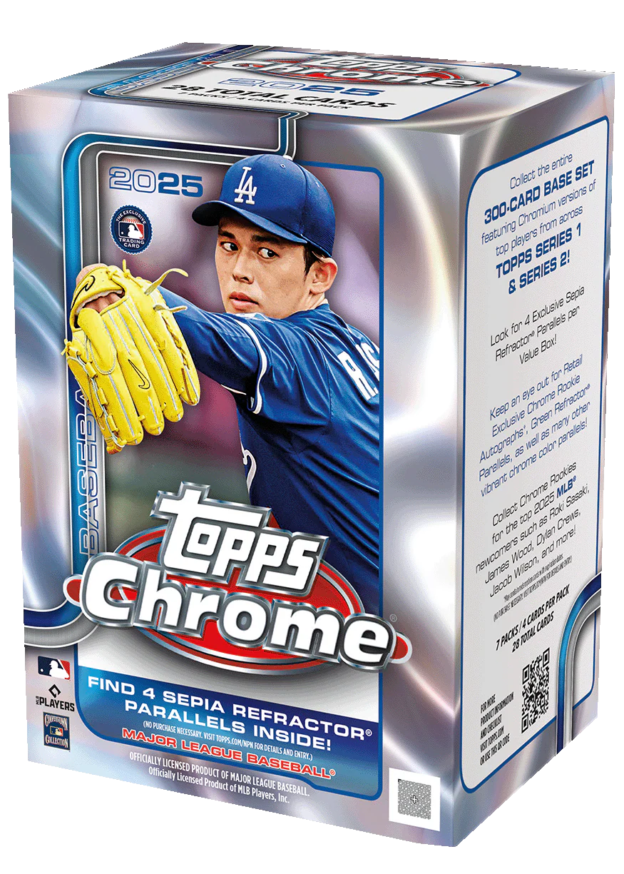 2025 Topps Chrome Baseball - Blaster Box