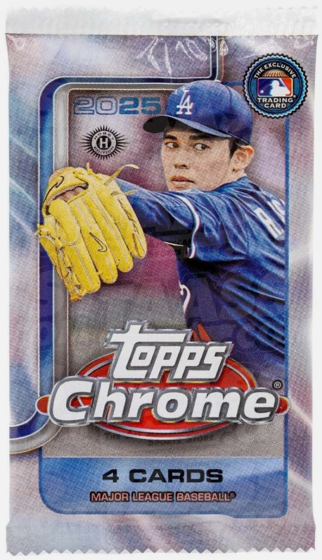 2025 Topps Chrome Baseball Single Pack