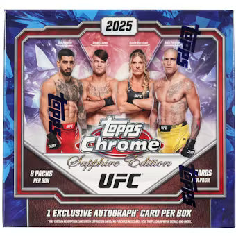 2025 Topps Chrome UFC Sapphire Edition Box