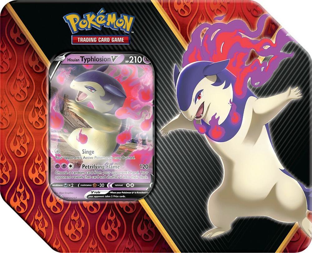 Pokemon Hisuian Typhlosion V Tin
