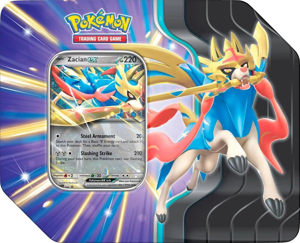 Pokemon Zacian Ex box